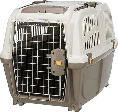 Trixie - Caisse de Transport Skudo Taupe/Sable - S/M : 48 x 51 x 68 cm