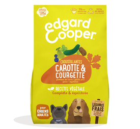 Edgard & Cooper - Croquettes Végétales Carottes et Courgettes pour Chien - 2,5Kg