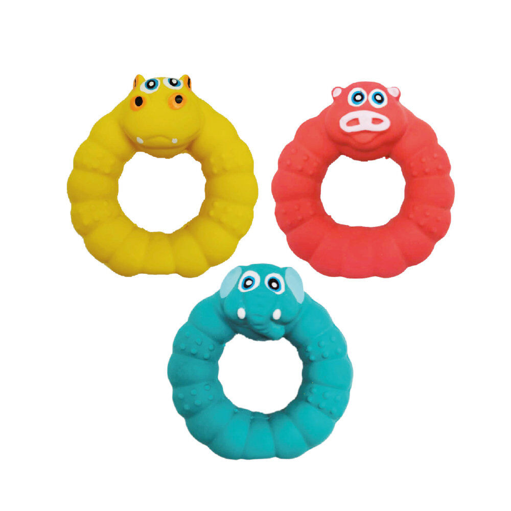 Croci - Jouet Latex Spielzeug Anneau pour Chiens - 9cm Image num&eacute;ro 1