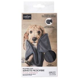 The Concept Factory - Serviette Microfibre pour Chiens et Chats - 65cm