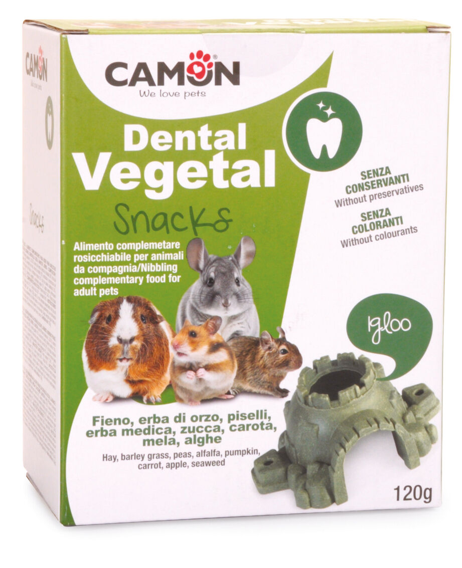 Camon - Friandises Dental Vegetal Igloo pour Rongeurs - 120g Image num&eacute;ro 2