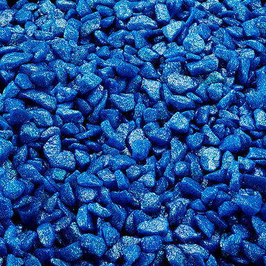 Aquadella - Graviers Glamour Stone Bleu pour Aquarium - 2Kg