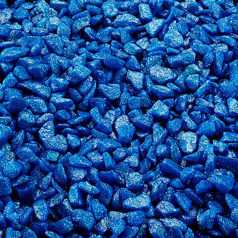 Aquadella - Graviers Glamour Stone Bleu pour Aquarium - 2Kg image number null