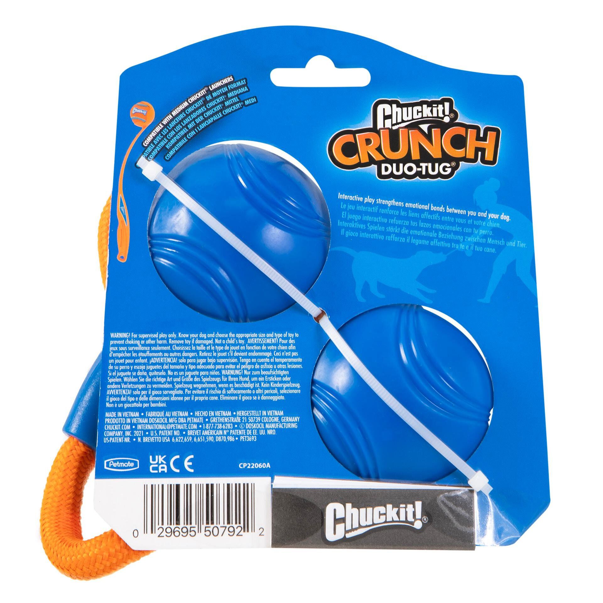 ChuckIt! - Jouet Crunch Ball Duo-Tug pour Chiens Image num&eacute;ro 2