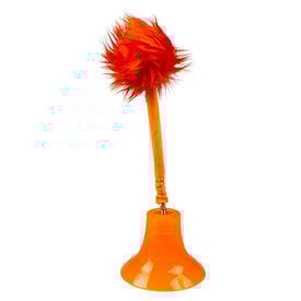 Duvoplus - Jouet Wobble à Ventouse pour Chat Orange