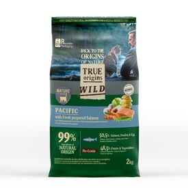 True Origins Wild - Croquettes au Saumon pour Chats Seniors - 2kg