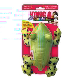 KONG - Jouet Shieldz Tropics Grenouille pour Chiens - M