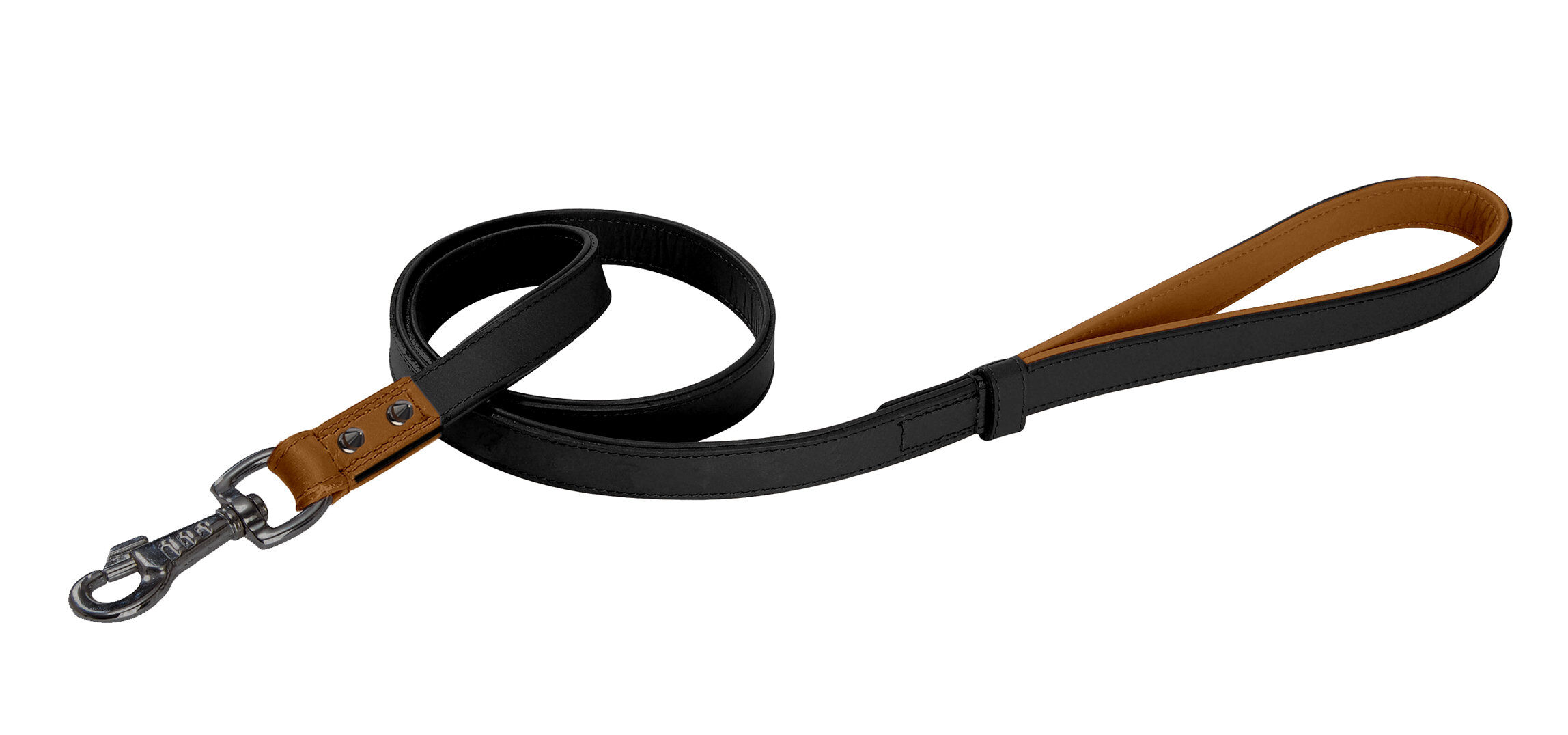 Bobby - Laisse Hercule Noir pour Chiens - 100cm Image num&eacute;ro 1