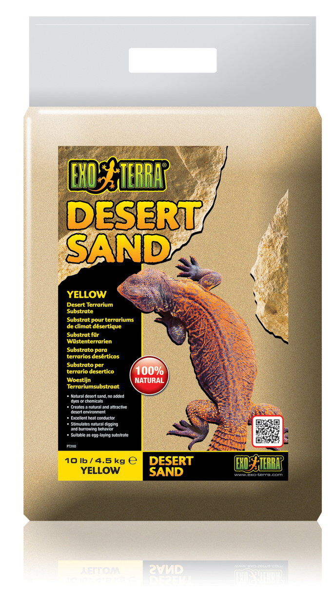 Exo Terra - Sable D&eacute;sert Jaune - 4,5Kg Image num&eacute;ro 1