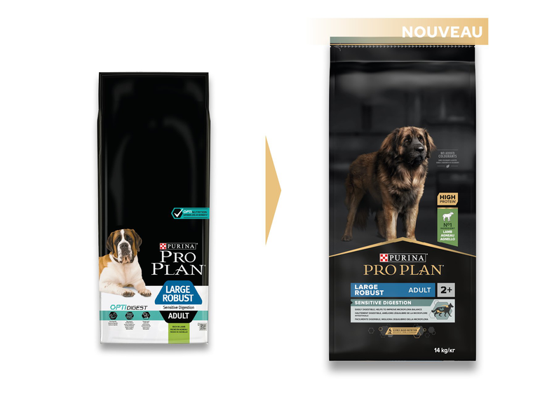 Pro Plan - Croquettes OPTIDIGEST Large Robust Sensitive Digestion Agneau pour Chien - 14Kg Image numéro 3 Pro Plan - Croquettes OPTIDIGEST Large Robust Sensitive Digestion Agneau pour Chien - 14Kg Image numéro 3