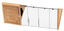 Ferplast - Clapier Twingloo pour Lapins - 51x120x43cm Indicateur image numéro 3