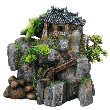 Aquadella - Décoration KOREANCOTTAGE pour Aquarium - 23x13x22cm