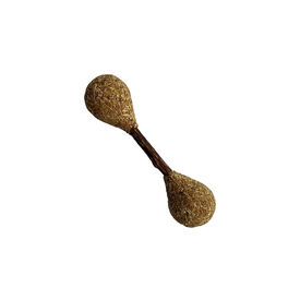 Wouapy - Jouet Haltere Bois Matatabi + Herbe à Chat pour Chats Wouapy - Jouet Haltere Bois Matatabi + Herbe à Chat pour Chats