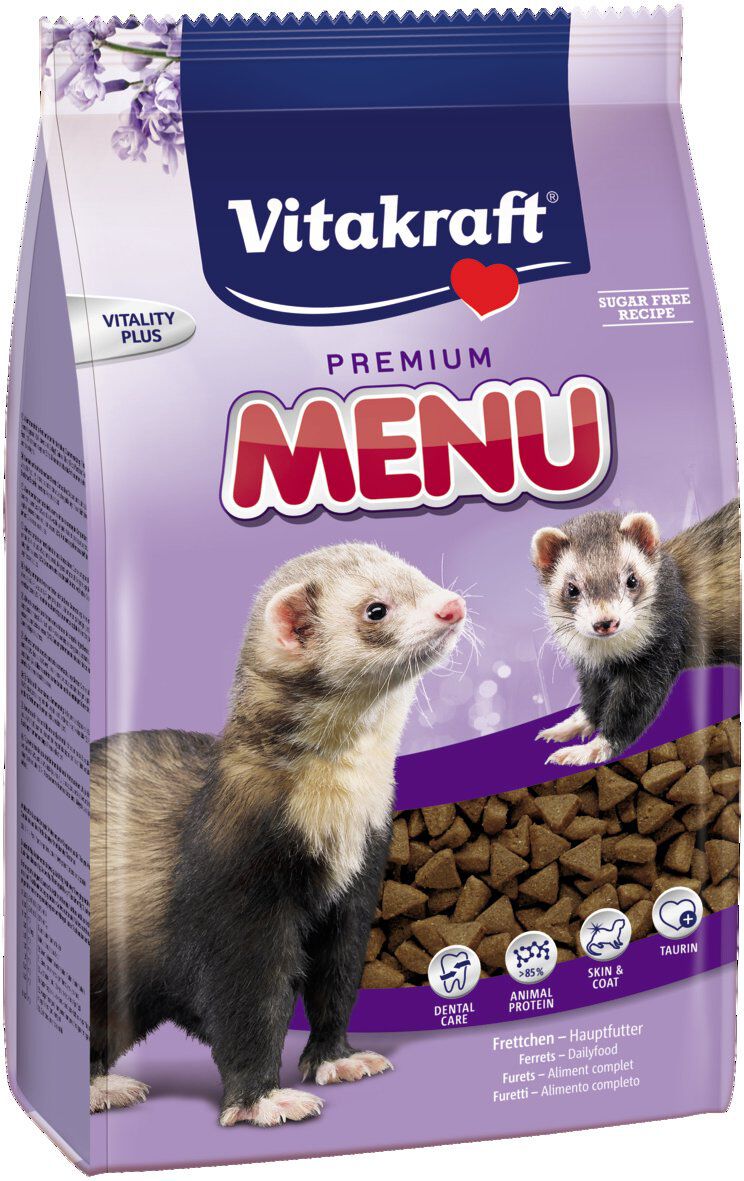 Vitakraft - Sachets Fra&icirc;cheur Premium Menu pour Furets - 800g Image num&eacute;ro 1