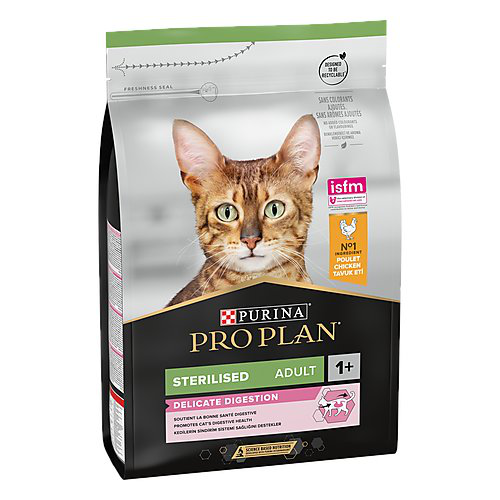 Pro Plan - Croquettes OPTIDIGEST Sterilised Adult Poulet pour Chat - 3Kg Image num&eacute;ro 2