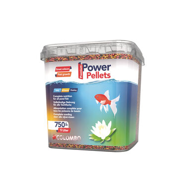 Colombo - Aliment en Granulé Power Pellet pour Poissons de Bassin - 5L