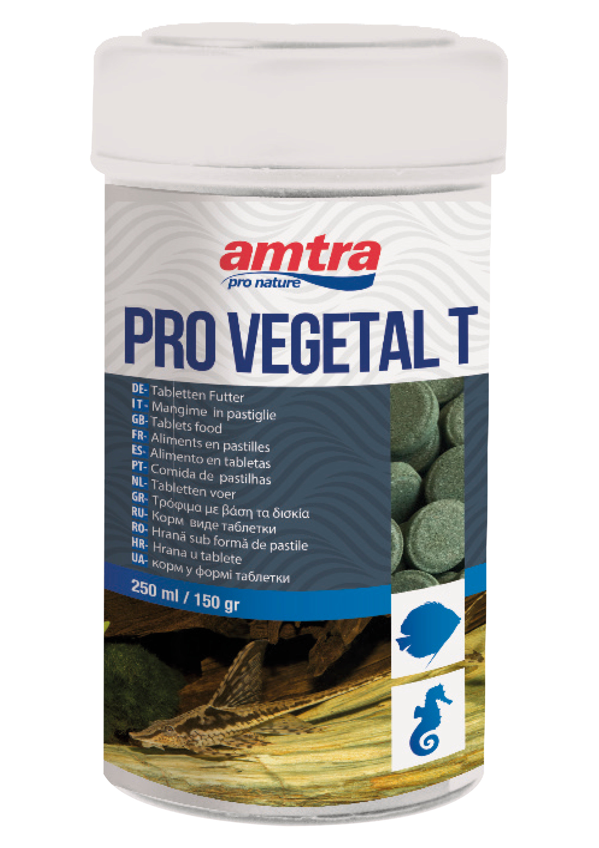 Amtra - Aliment Pro Vegetal Tabs pour Poissons Tropicaux - 250ml Image num&eacute;ro 1