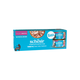 Schesir - P&acirc;t&eacute;e Complete Nutrition au Thon pour Chats - 6x85g