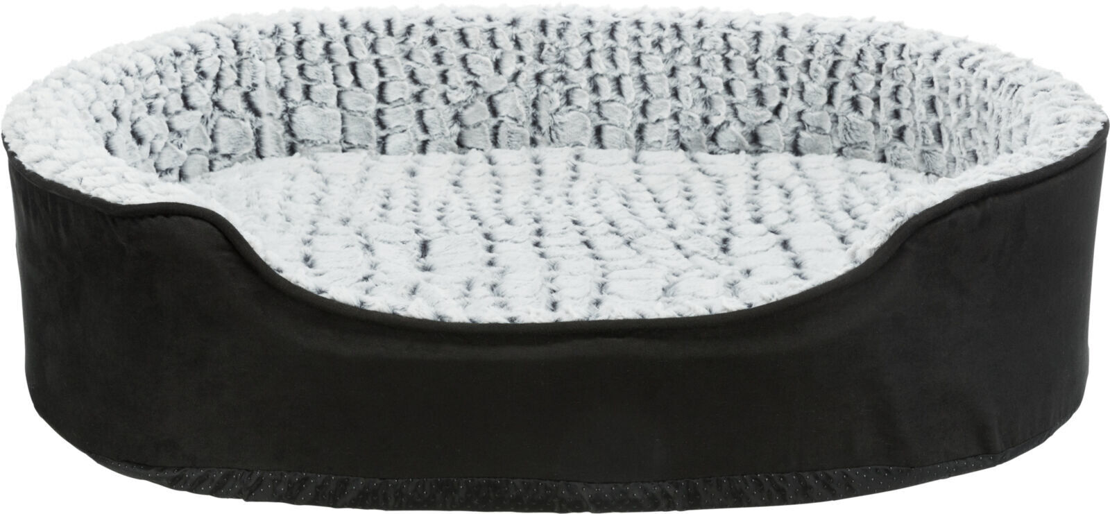 Trixie - Vital Coussin Lino, Ovale, 110 &times; 92 cm, Noir/Gris Image num&eacute;ro 1