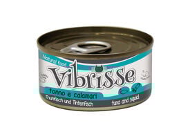 Vibrisse - Pâtée Natural Food Thon et Calamar pour chats - 70g