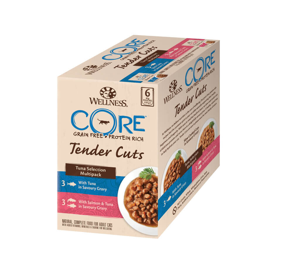 Wellness CORE - Multipack Tenders Cuts au Thon pour Chat - 510g Image num&eacute;ro 1