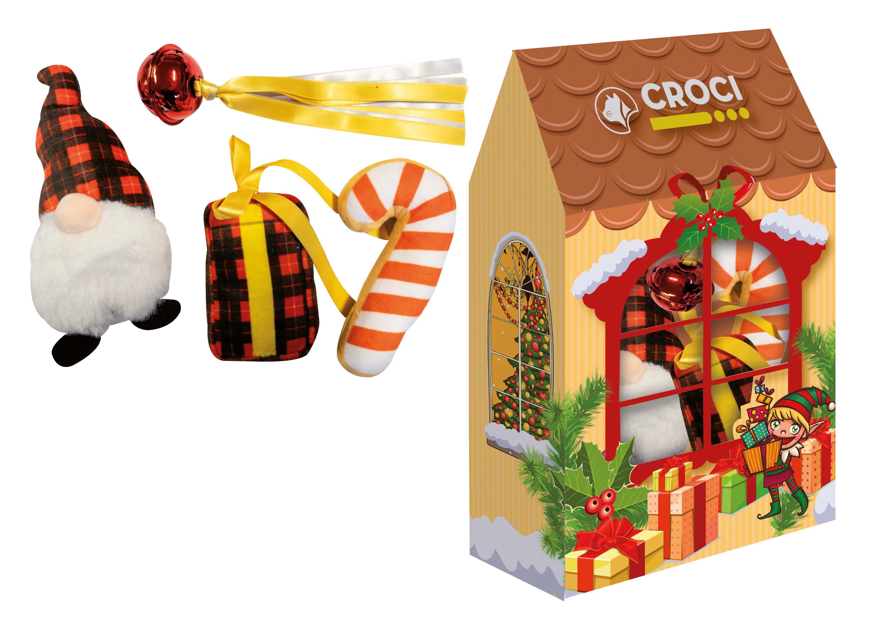 Croci - Coffret No&euml;l lot de Jouets pour Chat - 17cm Image num&eacute;ro 1