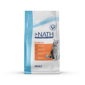 Nath Veterinary Diet - Croquettes Diabetic Sans Céréales pour Chat - 4Kg