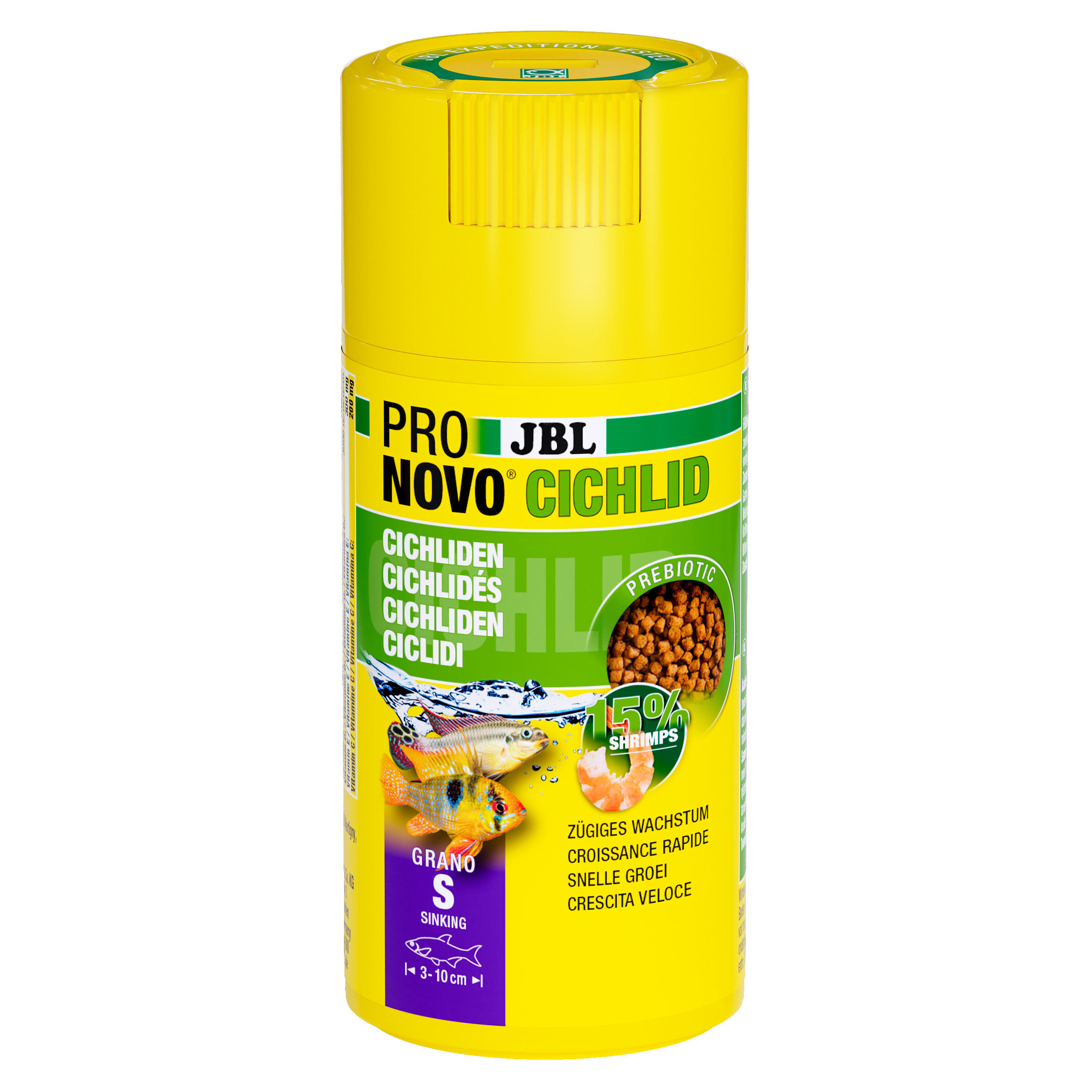 JBL - Aliment en Granul&eacute;s Pronovo CICHLID GRANO S pour Petit Discus - 100ml Image num&eacute;ro 1