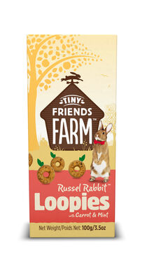 Tiny Friends Farm - Friandises Loopies pour Lapins - 100g