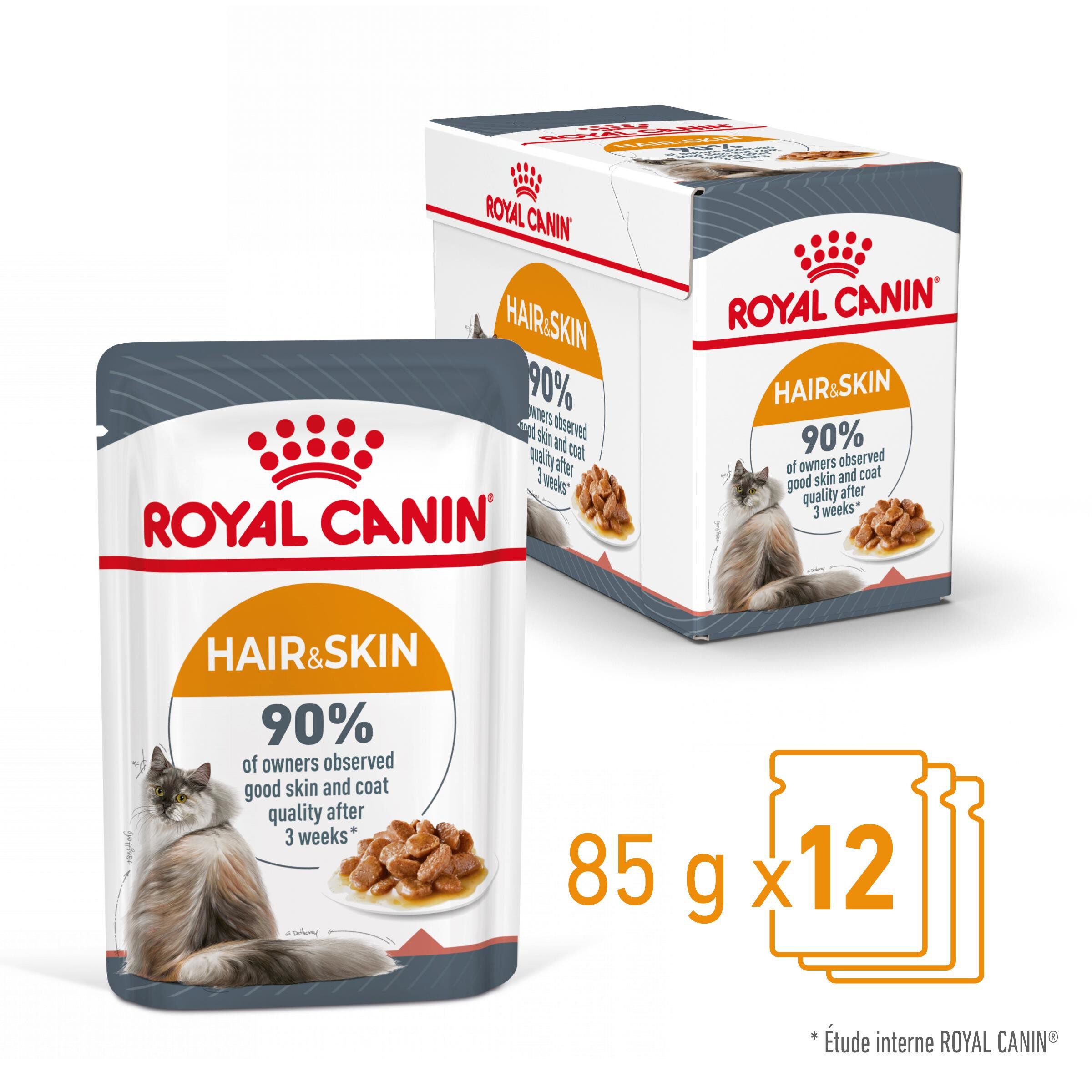 Royal Canin - Sachets Hair&Skin Sauce pour Chat - 12x85g Image num&eacute;ro 2