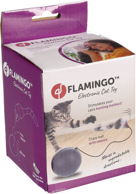Flamingo - Jouet électronique Boula Souris avec Balle - 8cm