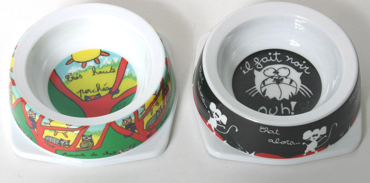 Gamelle Fantaisie M&eacute;lamin&eacute;e pour Chat - 150ml Image num&eacute;ro 1