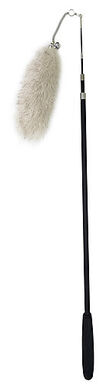 Anka - Canne Téléscopique Fourrure + Grelot pour Chats - 82cm