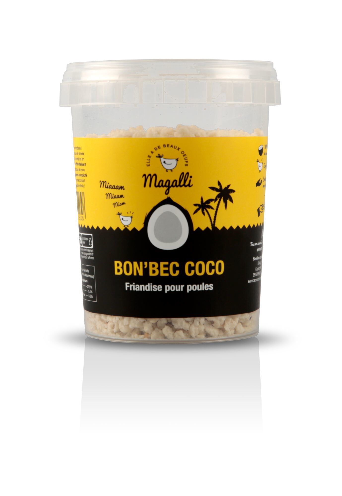Magalli - Friandises BON'BEC COCO pour Poule - 250g Image num&eacute;ro 1