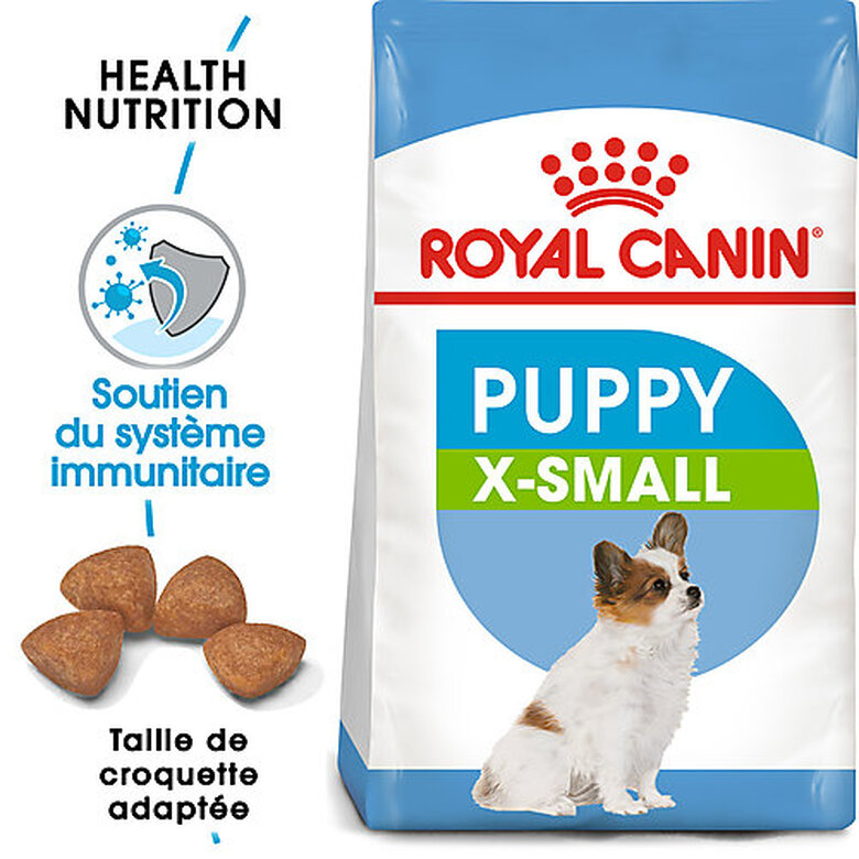 Royal Canin - Croquettes Puppy X-Small pour Chiot de Petite Taille - 1,5Kg image number null