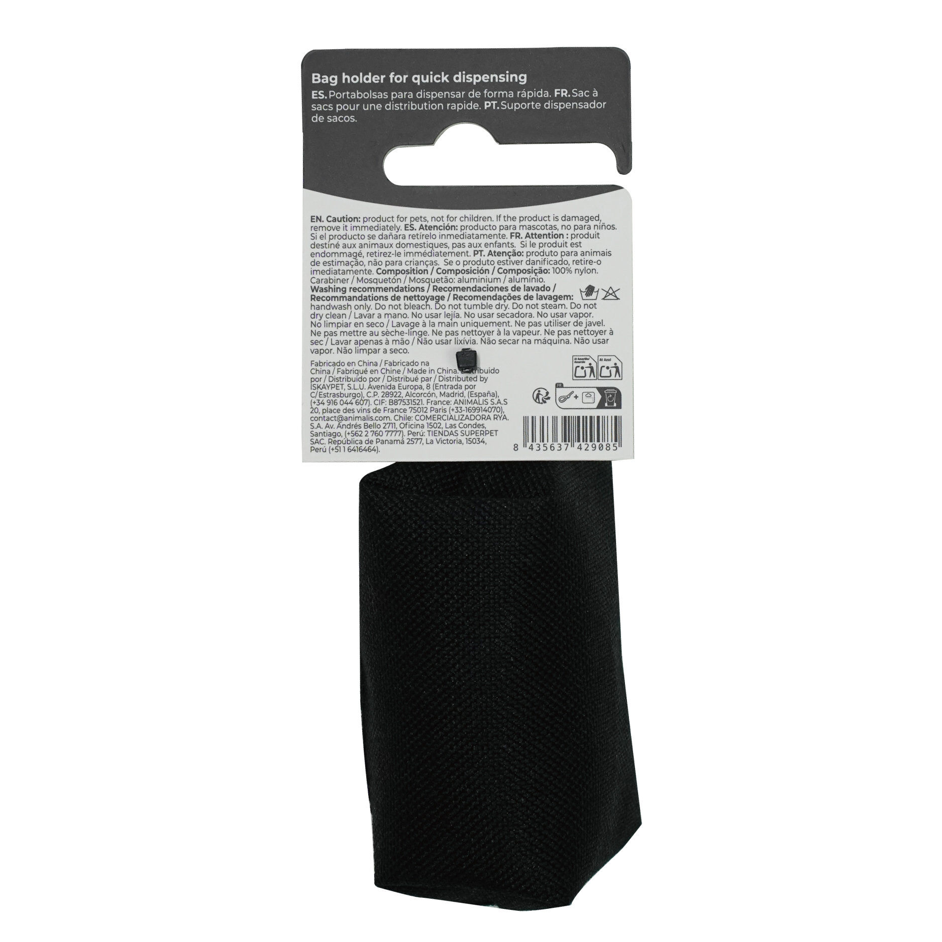 Gotoo - Sac &agrave; Sacs Noir pour chien Image num&eacute;ro 4