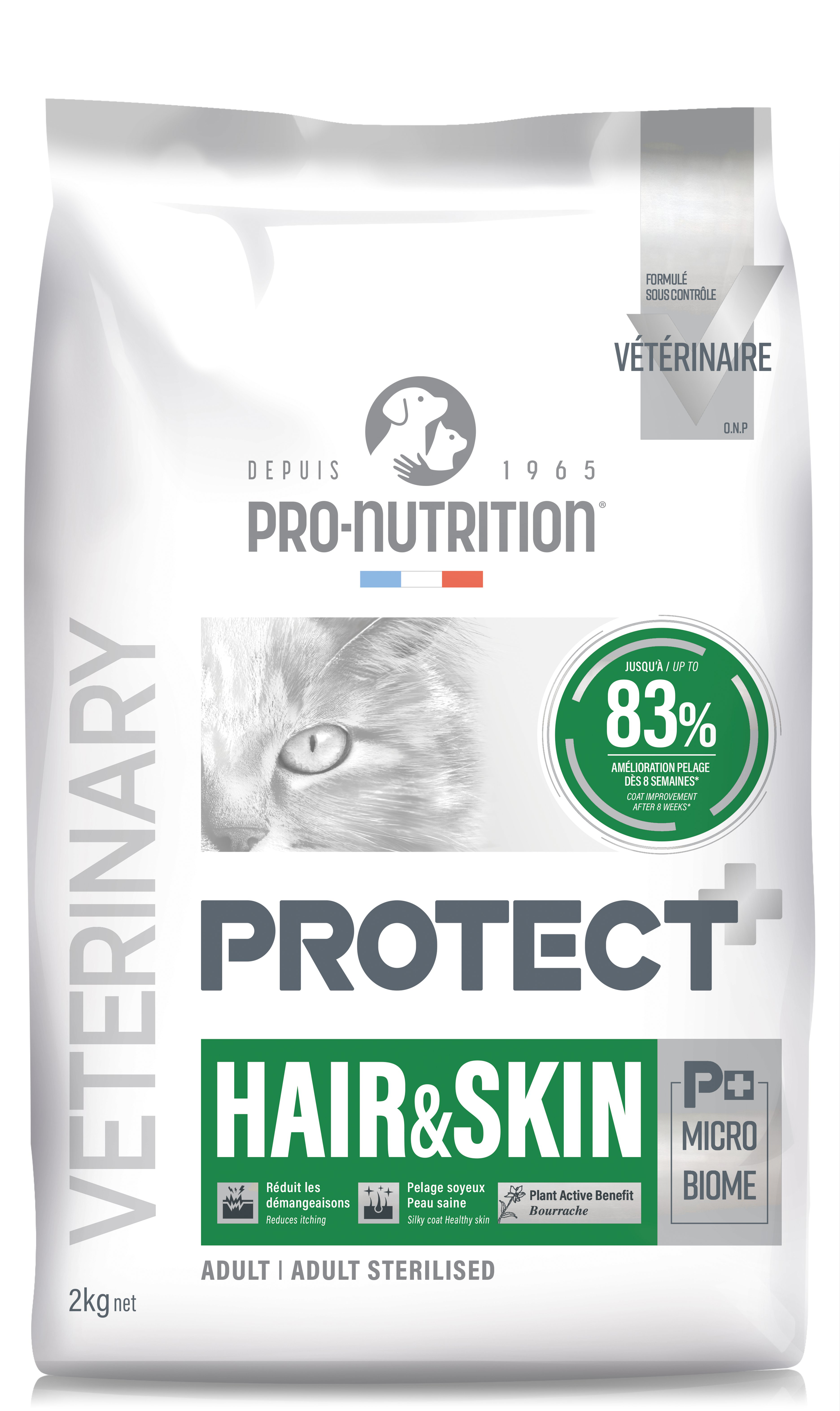 Pro-Nutrition - Croquettes Protect Hair & Skin pour Chats - 2Kg Image num&eacute;ro 1