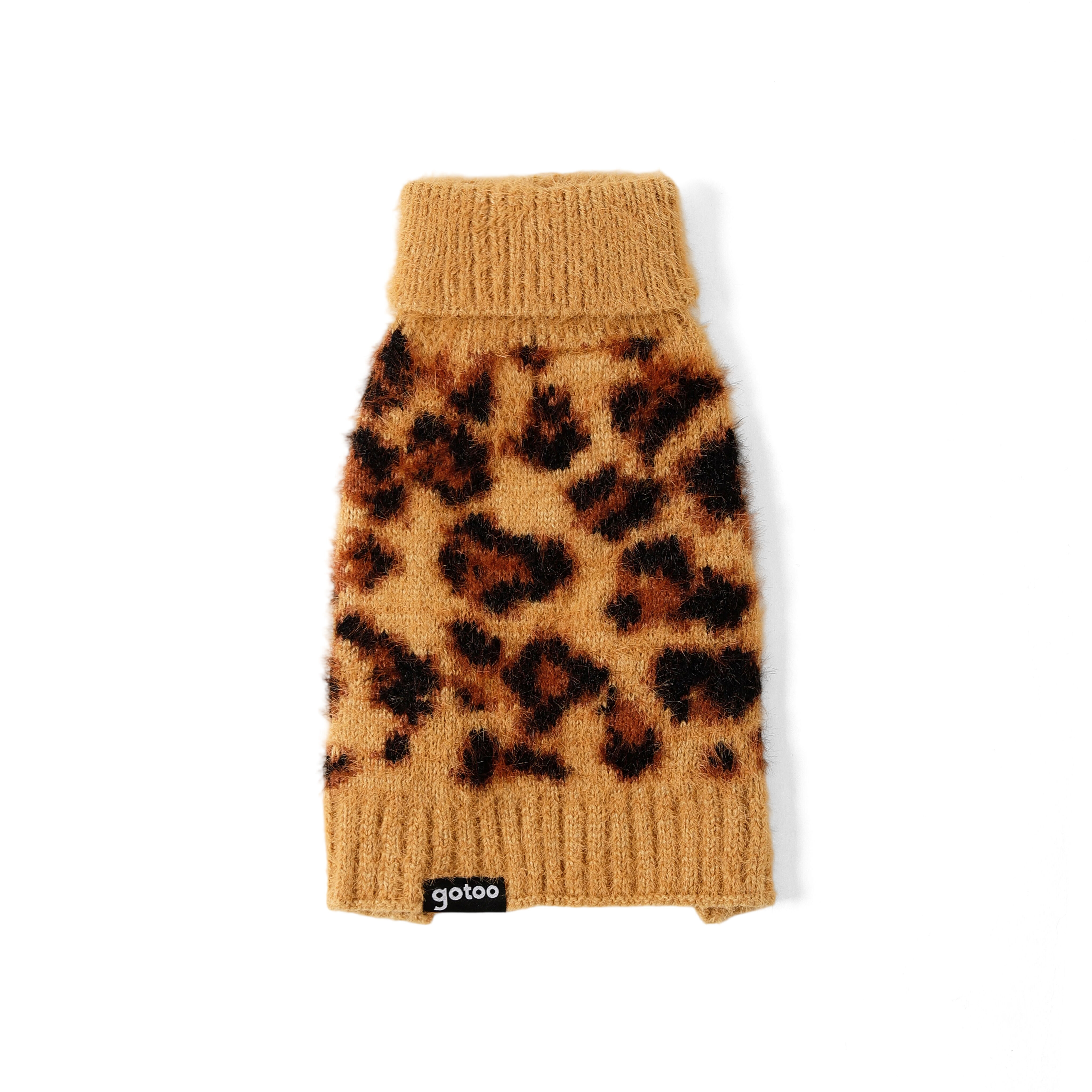 Gotoo - Pull Motif L&eacute;opard pour Chiens - 20cm Image num&eacute;ro 1