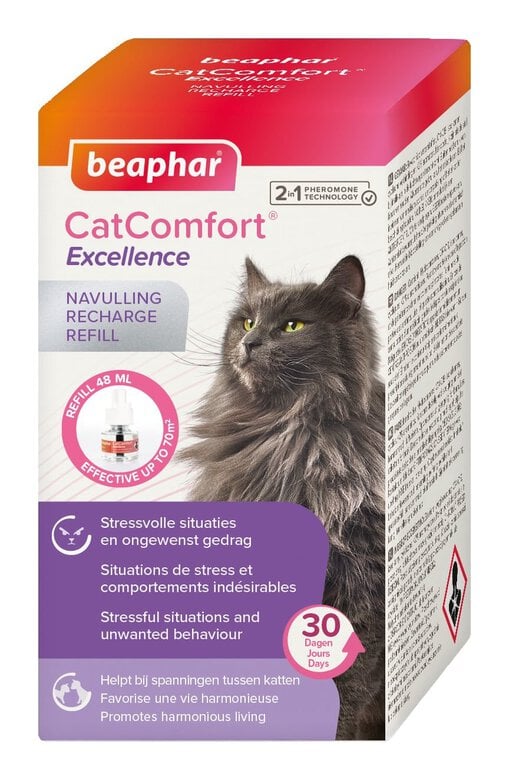 Beaphar - Recharge aux Phéromones CatComfort Excellence pour Chat - 48ml Image numéro 1 Beaphar - Recharge aux Phéromones CatComfort Excellence pour Chat - 48ml Image numéro 1