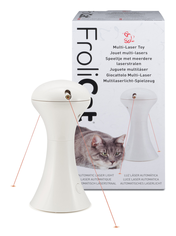 PetSafe - Jouet Multilaser Frolicat pour Chat - 21cm Image numéro 2 PetSafe - Jouet Multilaser Frolicat pour Chat - 21cm Image numéro 2