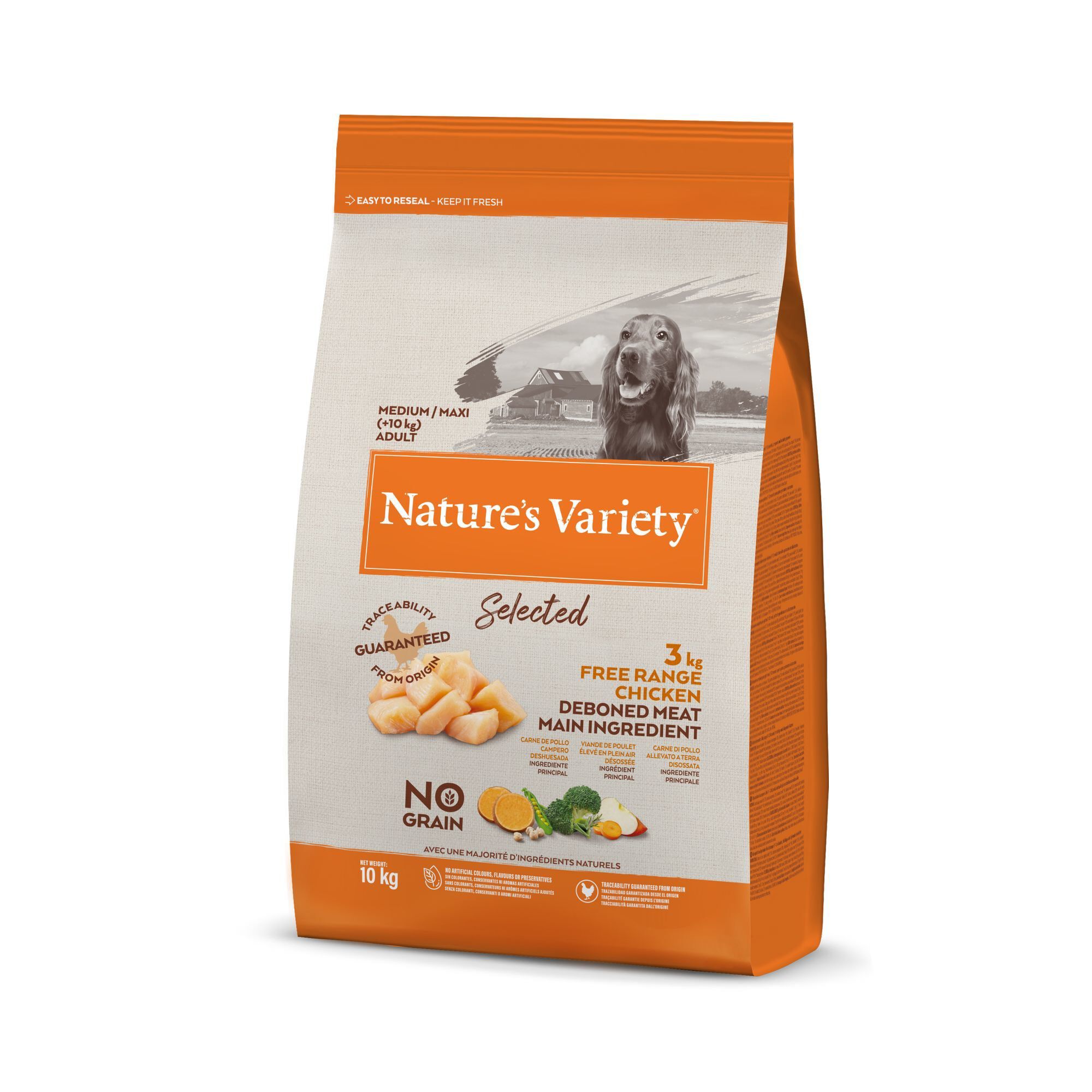 Nature's Variety - Croquettes Selected Adulte au Poulet pour Chien - 10Kg Image num&eacute;ro 1