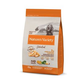 Nature's Variety - Croquettes Selected Adulte au Poulet pour Chien - 10Kg