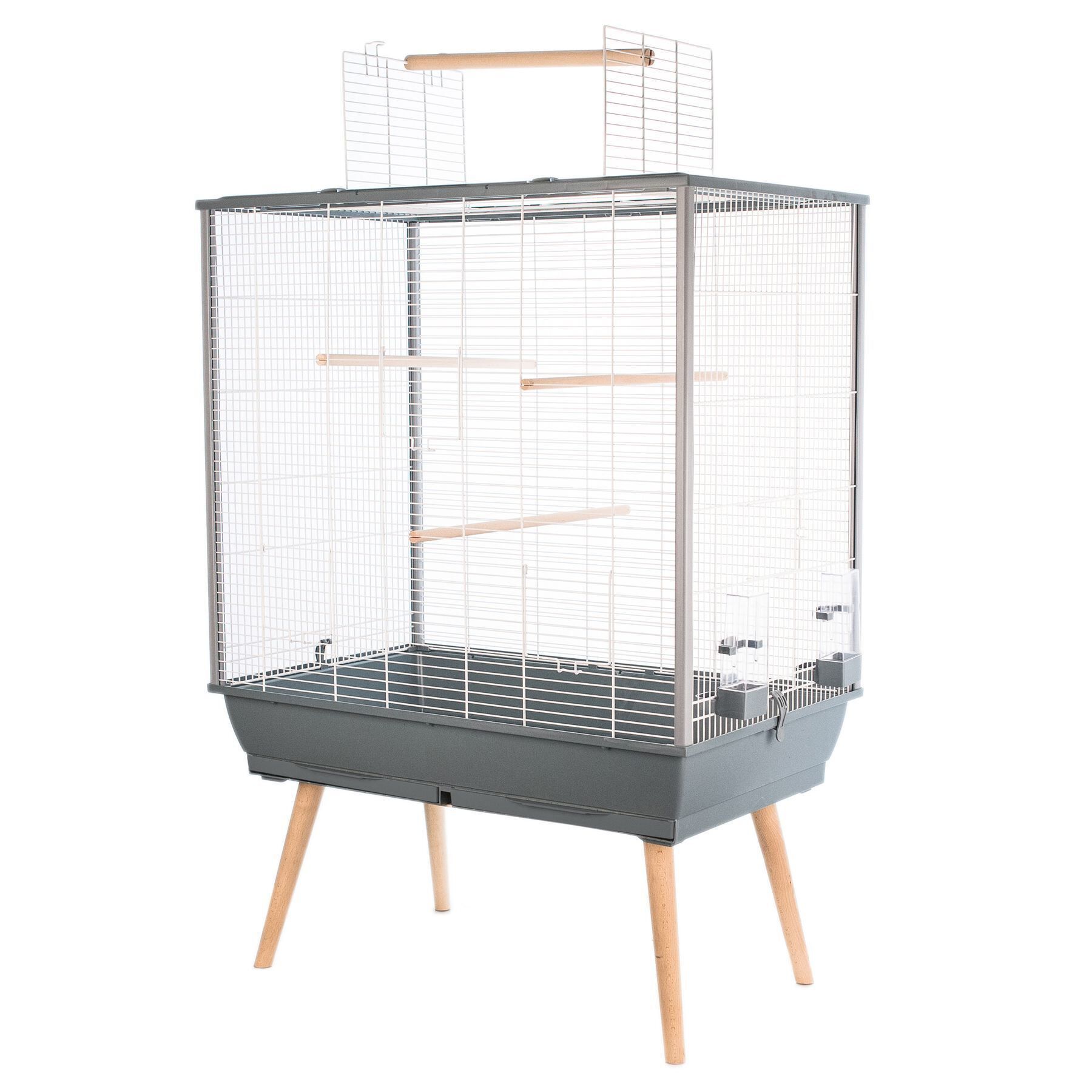 Zolux - Cage Neo Jili pour Oiseaux - Gris Image num&eacute;ro 1