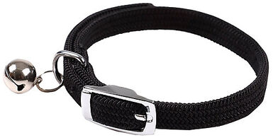 Animalis - Collier Elastic pour Chat - Noir