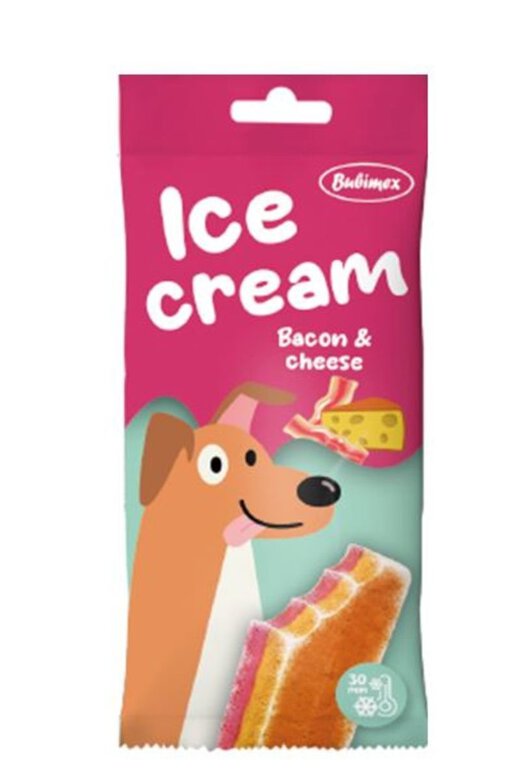 Bubimex - Snack Glace Bacon et Fromage pour Chiens - 50g Image numéro 1 Bubimex - Snack Glace Bacon et Fromage pour Chiens - 50g Image numéro 1