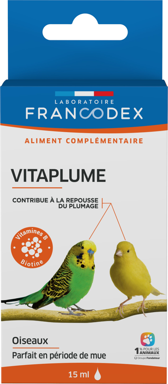 Francodex - Aliment Vitaplume pour Bec Droit et Bec Crochu - 15ml Image numéro 1 Francodex - Aliment Vitaplume pour Bec Droit et Bec Crochu - 15ml Image numéro 1