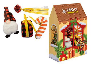 Croci - Coffret Noël lot de Jouets pour Chat - 17cm