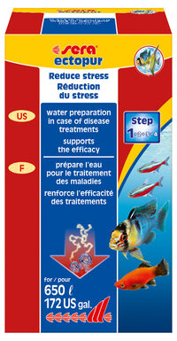 Sera - Réduction du Stress pour le Traitement des Maladies Ectopur pour Aquarium - 130g