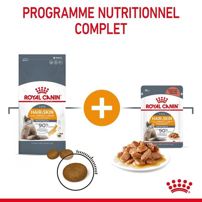Royal Canin - Croquettes Hair & Skin Care pour Chat - 400g image number null