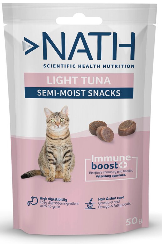 Nath - Friandises Light Tuna Immune boost+ au Thon pour Chats - 50g image number null